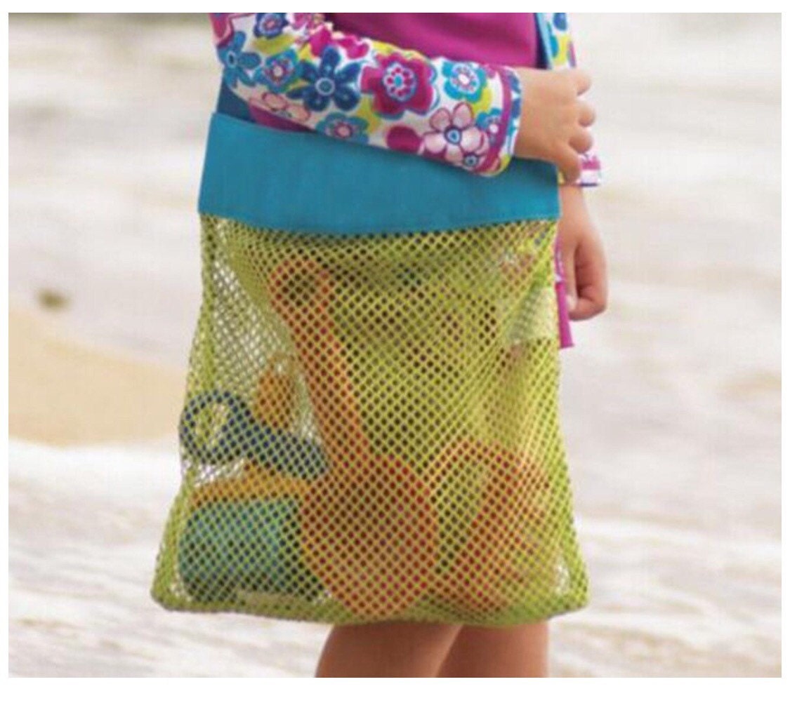 Personalized Mesh Seashell Bags