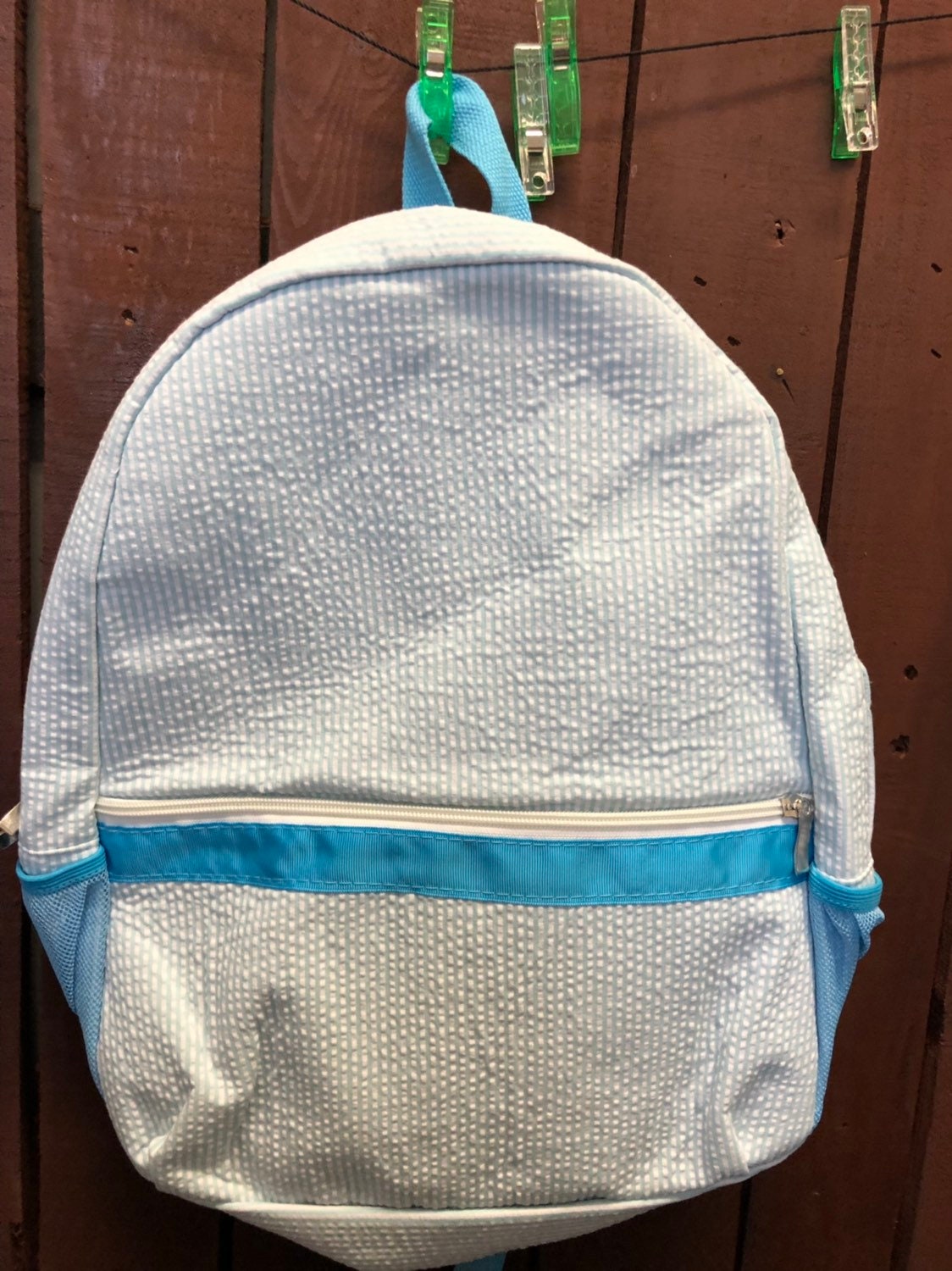 Seersucker Backpack