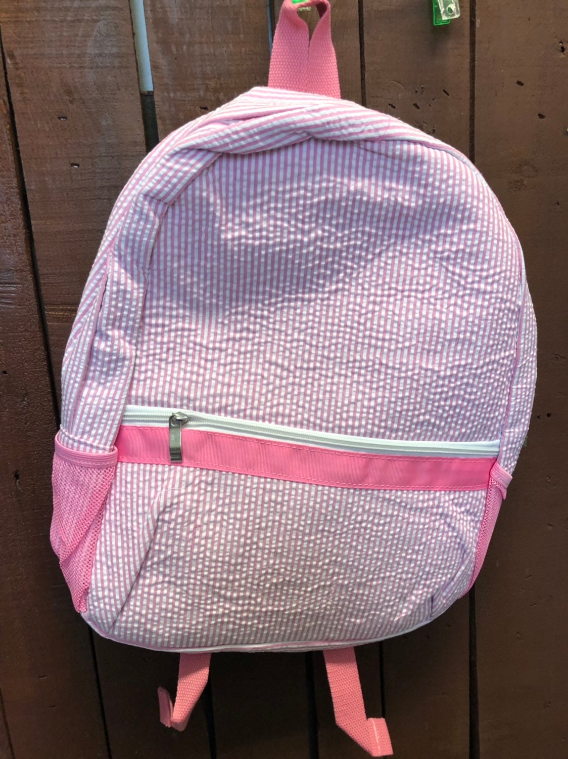 Seersucker Backpack