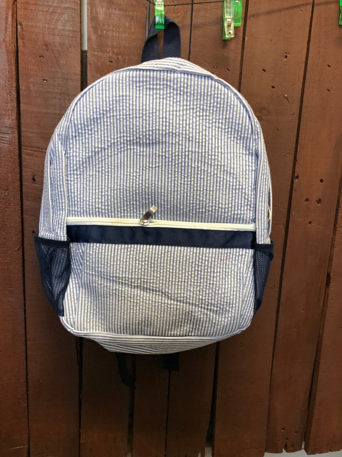 Seersucker Backpack