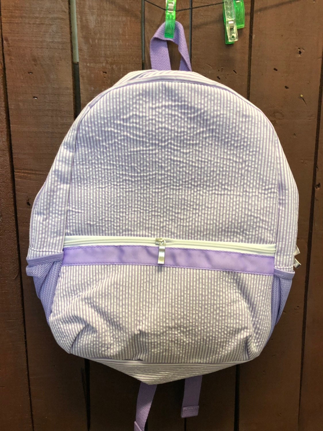 Seersucker Backpack